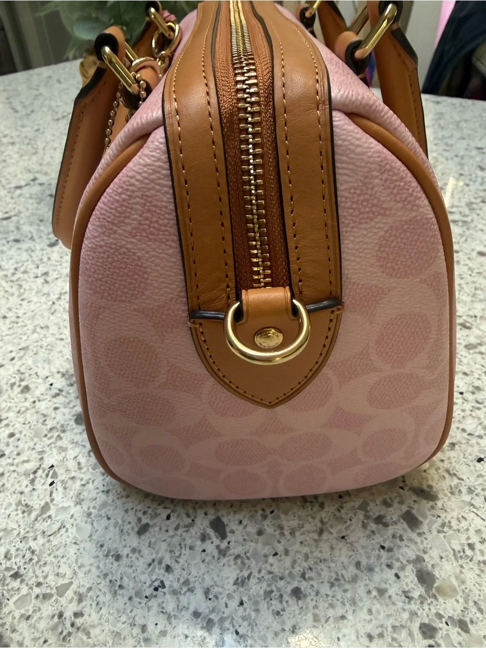 Coach Powder Pink Medium Rowan - NWOT - Picture 7 of 11